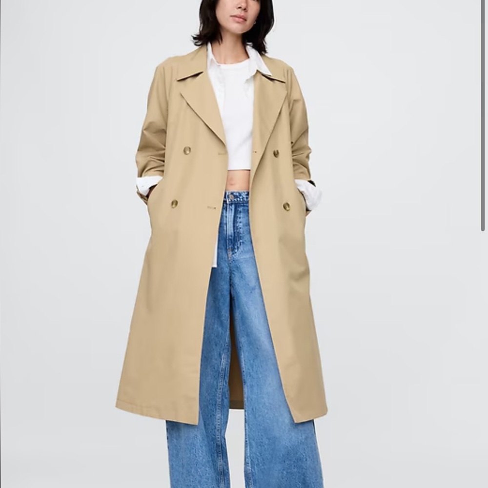GAP Tan Trench Coat for Women